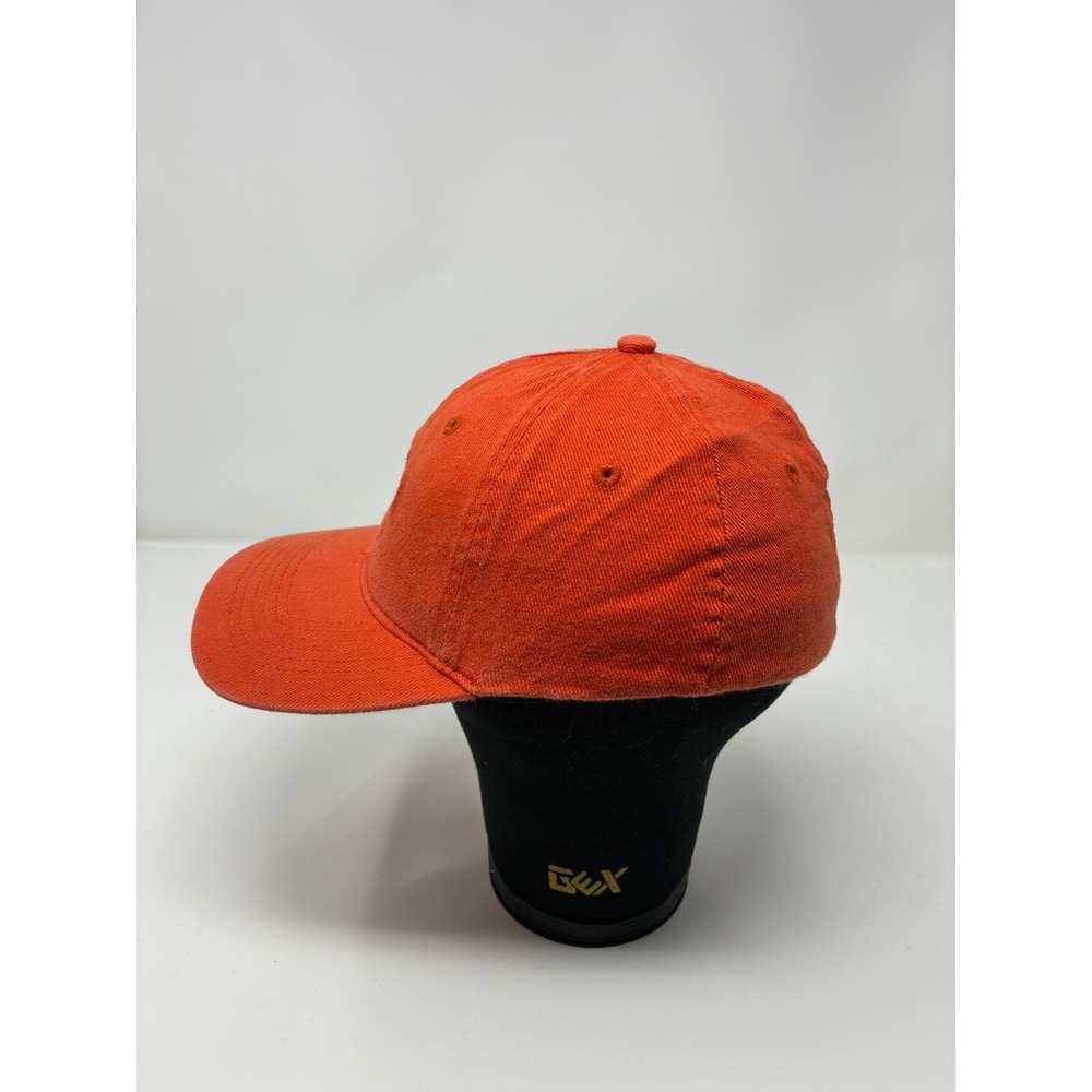 Vintage Martha's Vineyard Map Embroidered Hat Adams Orange Cotton Cap M/L - Picture 5 of 7